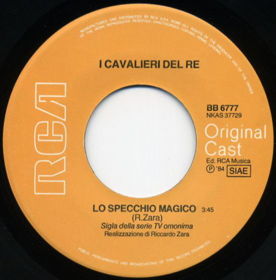 lataa albumi I Cavalieri Del Re - Lo Specchio Magico Stampa Errata