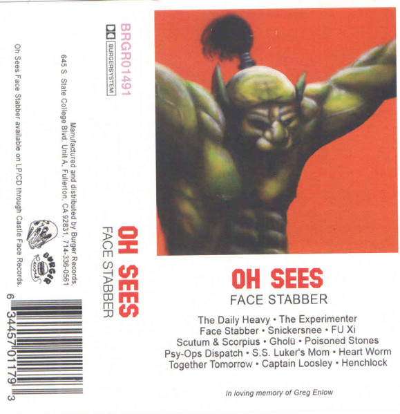 訳ありセール 格安） THEE OH SEES Face Stabber 2×LP レコード 限定盤