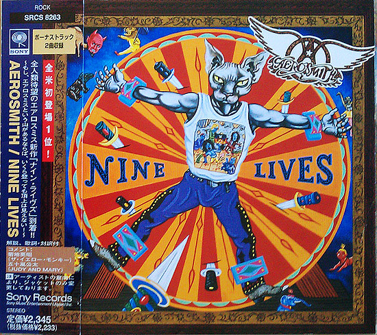 Aerosmith = エアロスミス – Nine Lives = ナイン・ライヴズ (1997, CD 