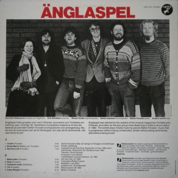 baixar álbum Änglaspel - Jazz I Sverige 82