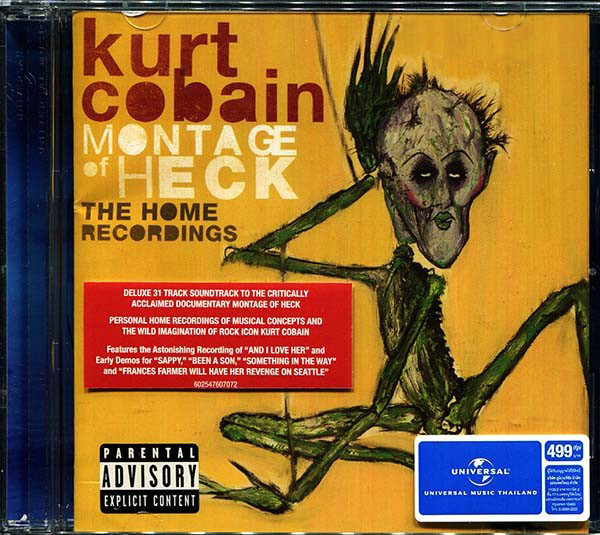 Kurt Cobain – Montage Of Heck: The Home Recordings (2015, CD) - Discogs