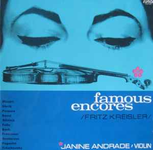 Janine Andrade - Famous Violin Encores album cover