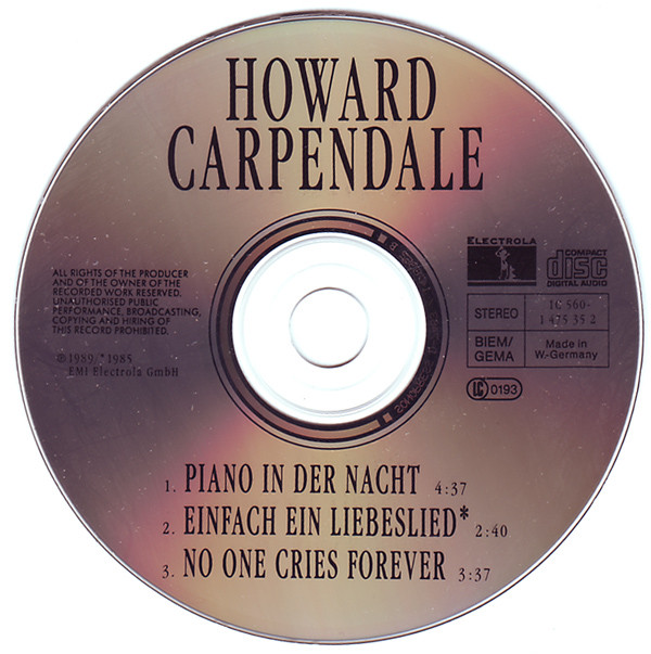 ladda ner album Howard Carpendale - Piano In Der Nacht