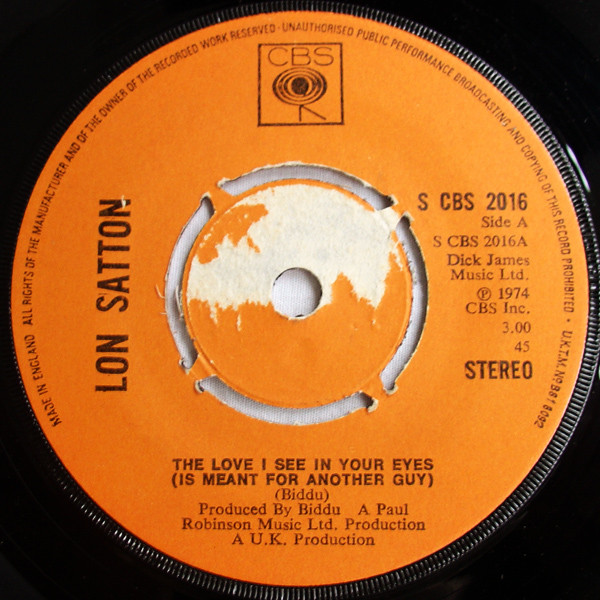 last ned album Lon Satton - The Love I See In Your Eyes Is Meant For Another Guy