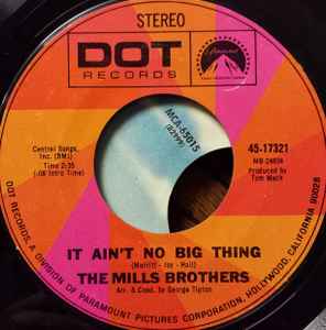 The Mills Brothers - It Ain't No Big Thing album cover