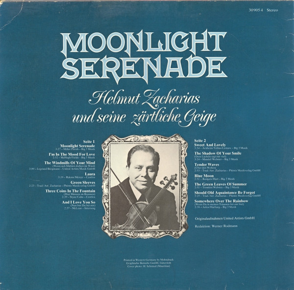 last ned album Helmut Zacharias - Moonlight Serenade