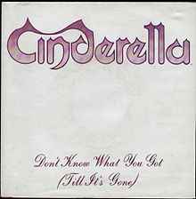 Cinderella (3) - Don't Know What You Got (Till It's Gone) album cover