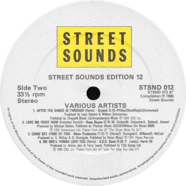télécharger l'album Various - Street Sounds Edition 12