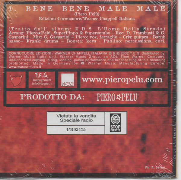 baixar álbum Piero Pelù - Bene Bene Male Male