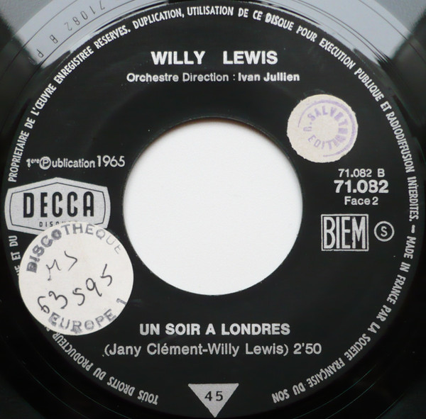 Album herunterladen Willy Lewis - Une Femme
