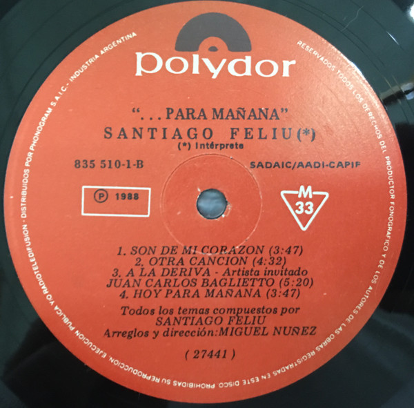 descargar álbum Santiago Feliú - Para Mañana