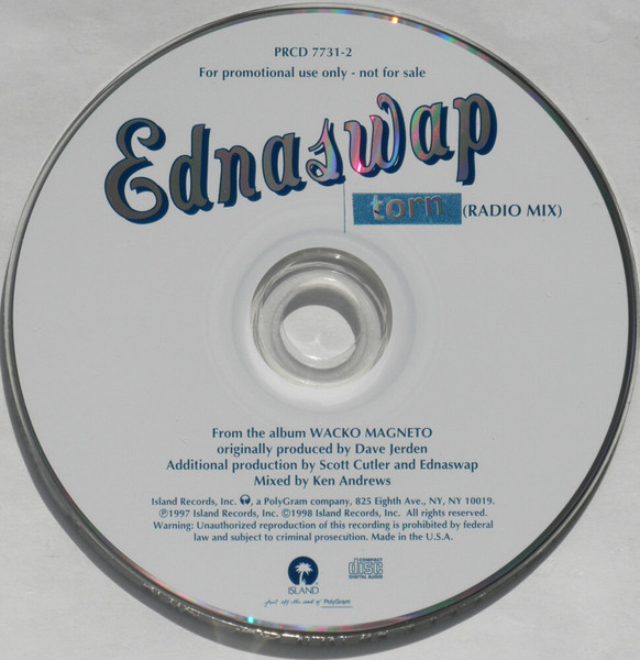 Ednaswap – Torn (1998, CD) - Discogs