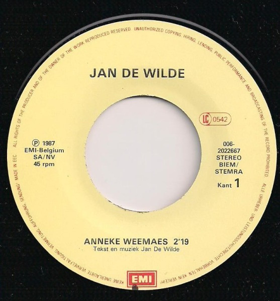 télécharger l'album Jan De Wilde - Anneke Weemaes Poolijskap