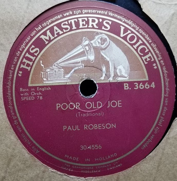 descargar álbum Paul Robeson - Old Folks At Home Swanee River Poor Old Joe