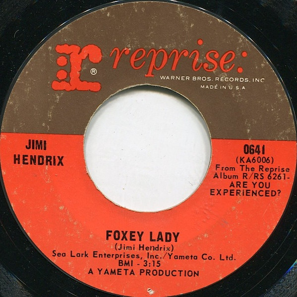 Jimi Hendrix – Foxey Lady (1967, Vinyl) - Discogs