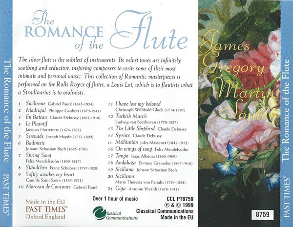 baixar álbum James Gregory , Martin Souter - The Romance Of The Flute