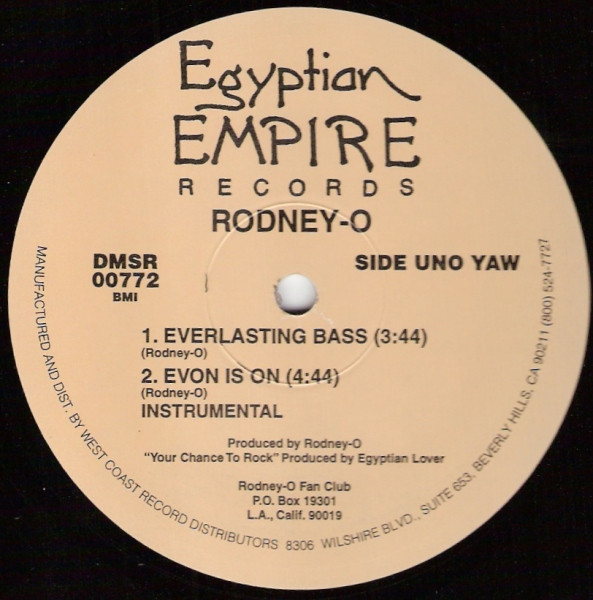 Rodney-O – Everlasting Bass (Vinyl) - Discogs