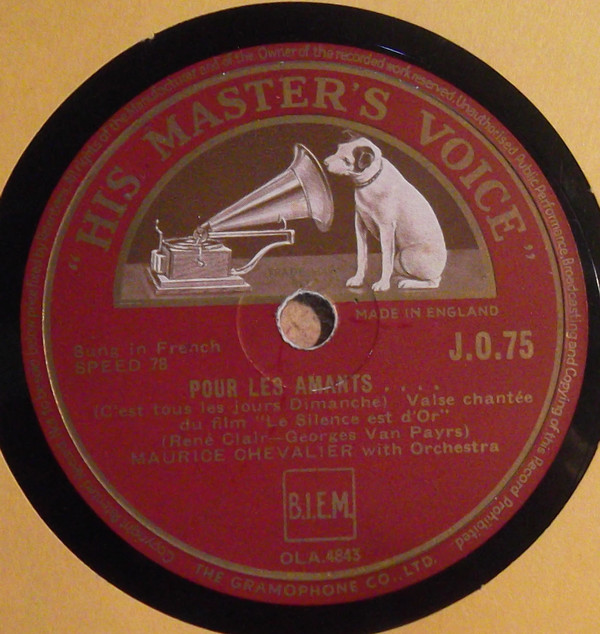 télécharger l'album Maurice Chevalier - Je Vais Sur Mon Chemin Pour Les Amants