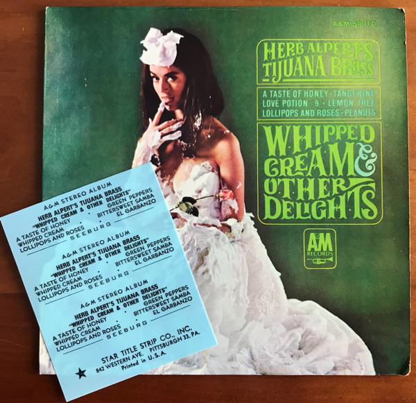 Herb Alpert's Tijuana Brass – Whipped Cream & Other Delights (1965