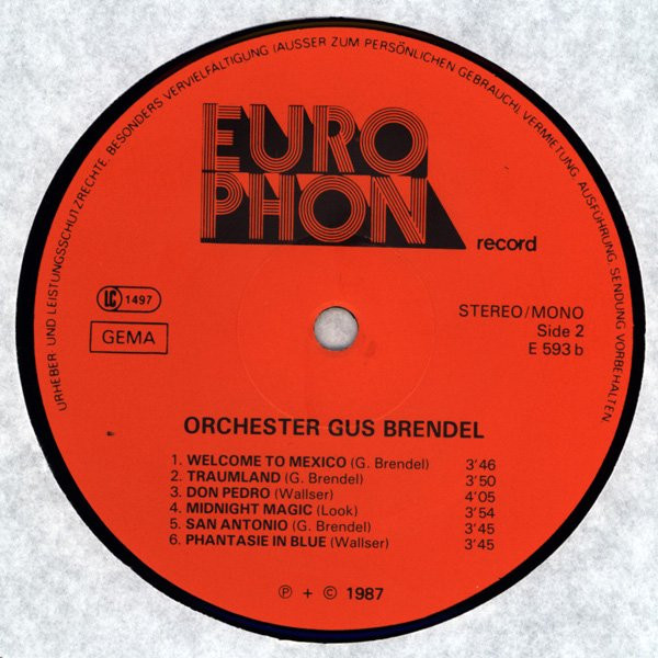 télécharger l'album Orchester Gus Brendel - Orchester Gus Brendel