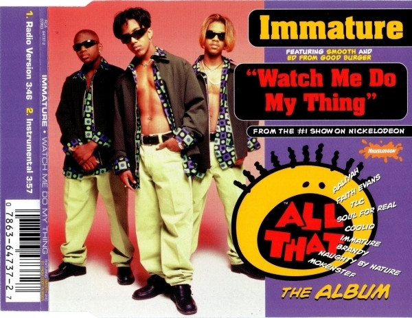 Immature Ft Smooth & Ed From Good Burger – Watch Me Do My Thing (CD, US)  AH343 | eBay