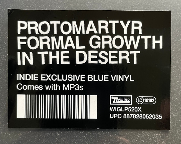 Protomartyr - Formal Growth In The Desert | Domino (WIGLP520) - 4