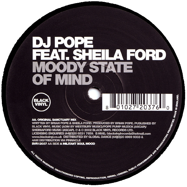 baixar álbum DJ Pope Feat Sheila Ford - Moody State Of Mind