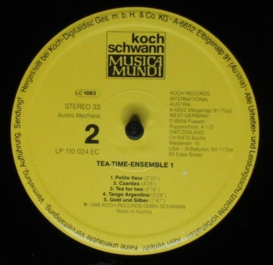 baixar álbum TeaTimeEnsemble - Tea Time Ensemble 1