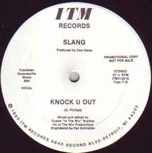 Slang – Knock U Out (1985, Vinyl) - Discogs