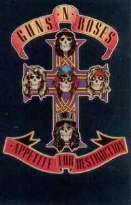 Guns N' Roses – Appetite For Destruction (1987, Dolby HX Pro, B NR 