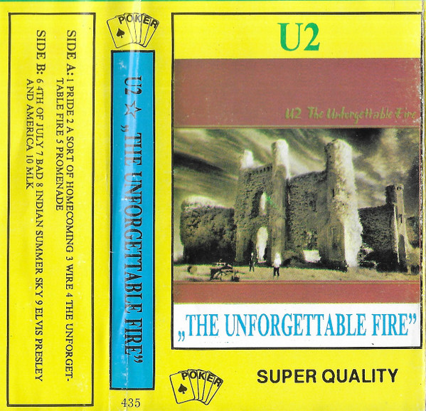 U2 The Unforgettable Fire Cassette Discogs