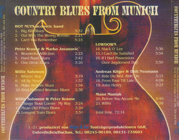 ladda ner album Various - Countryblues From Munich