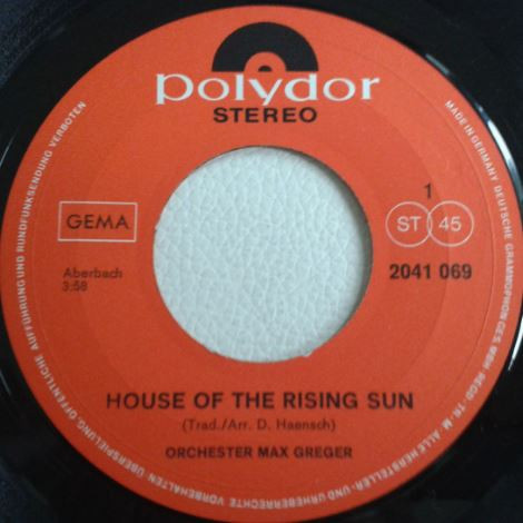 baixar álbum Max Greger - House Of The Rising Sun O Cangaceiro