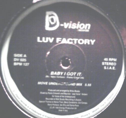 ladda ner album Luv Factory - Baby I Got It