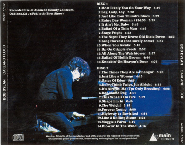 ladda ner album Bob Dylan, The Band - Oakland Flood