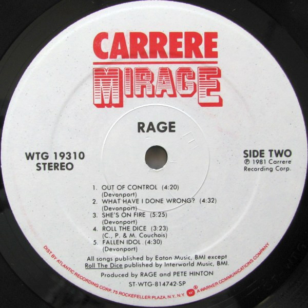 ladda ner album Rage - Rage EP