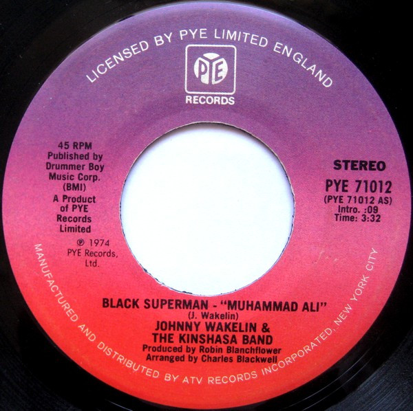 Johnny Wakelin & The Kinshasa Band - Black Superman (Muhammad Ali)