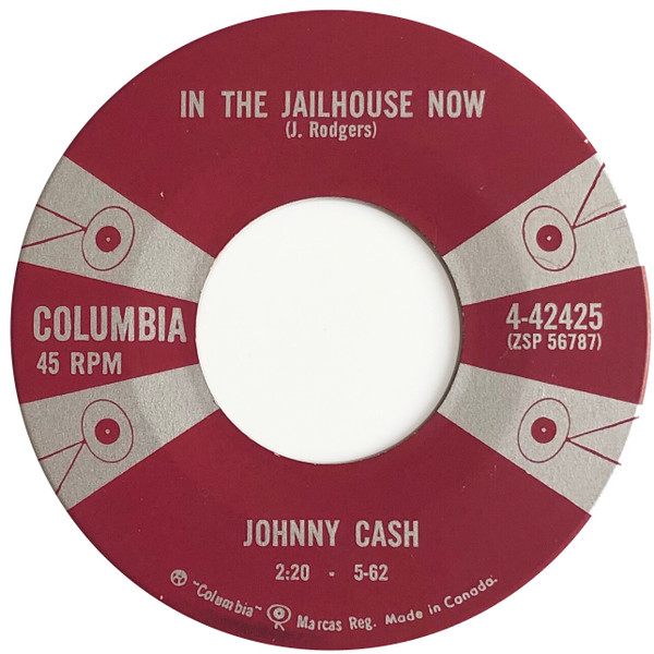 Johnny Cash - In The Jailhouse Now | Columbia (4-42425) - main