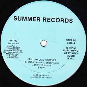 Jah Jah Live Forever / Let Us Give Praise - Johnny Osborne / Silvertones