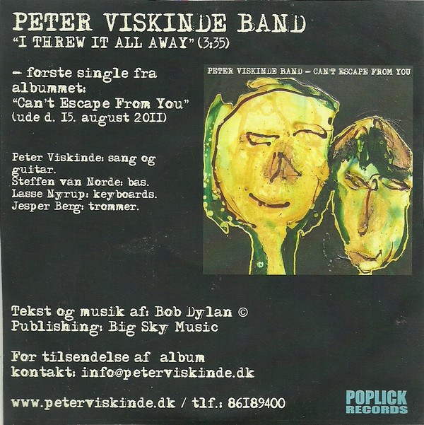 last ned album Peter Viskinde Band - I Threw It All Away