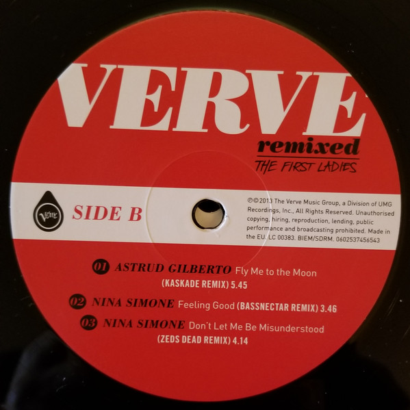 Verve Remixed: The First Ladies (2013, Vinyl) - Discogs