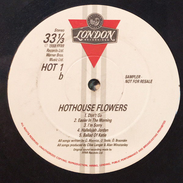last ned album Hothouse Flowers - People Sampler