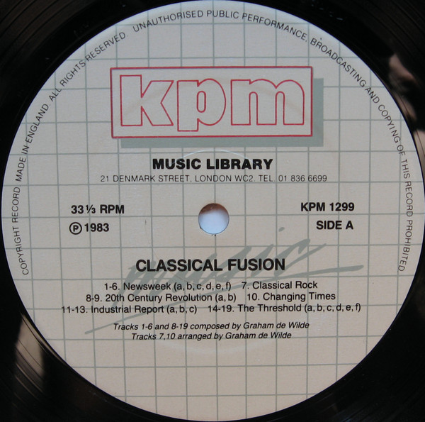 ladda ner album Graham De Wilde - Classical Fusion
