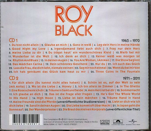 ladda ner album Roy Black - Du bist nicht allein Hits und Perlen