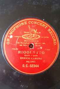 Enrico Caruso Rigoletto Questa O Quella Releases Discogs