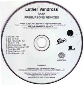Luther Vandross - Shine (Freemasons Remixes)