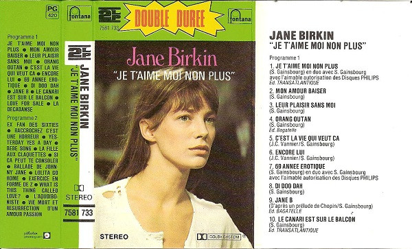 Jane Birkin – Je T'Aime Moi Non Plus (1979, Vinyl) - Discogs