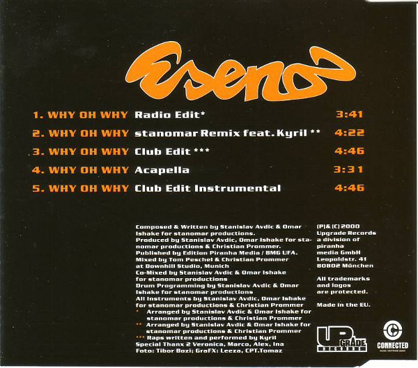 Album herunterladen Eseno - Why Oh Why