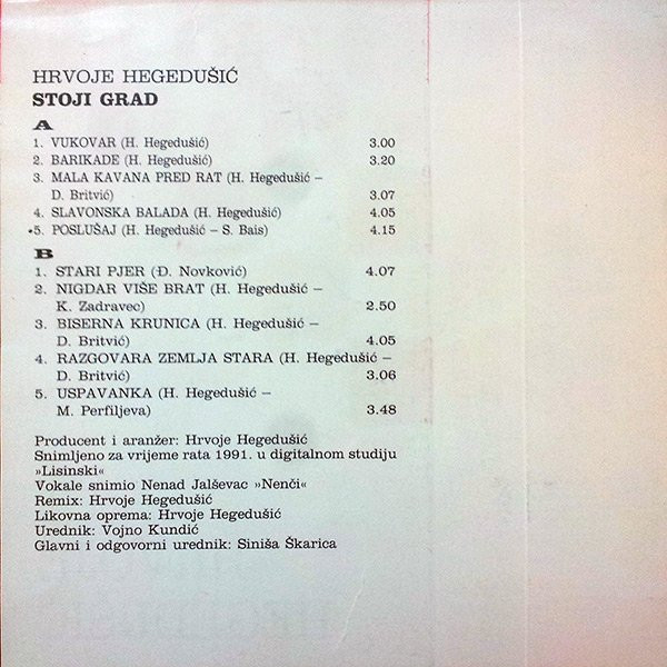 baixar álbum Hrvoje Hegedušić - Stoji Grad