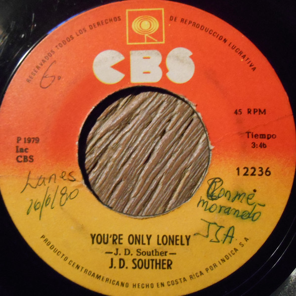 J. D. Souther - You're Only Lonely / Songs Of Love | Releases